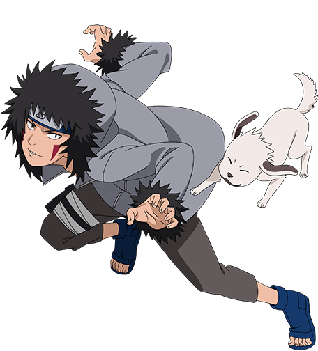 O ninja que luta junto a um cachorro